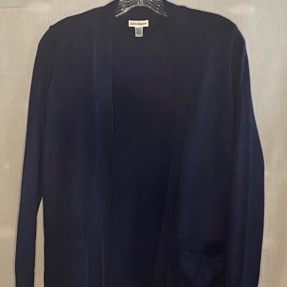 Croft & Barrow Navy Cardigan